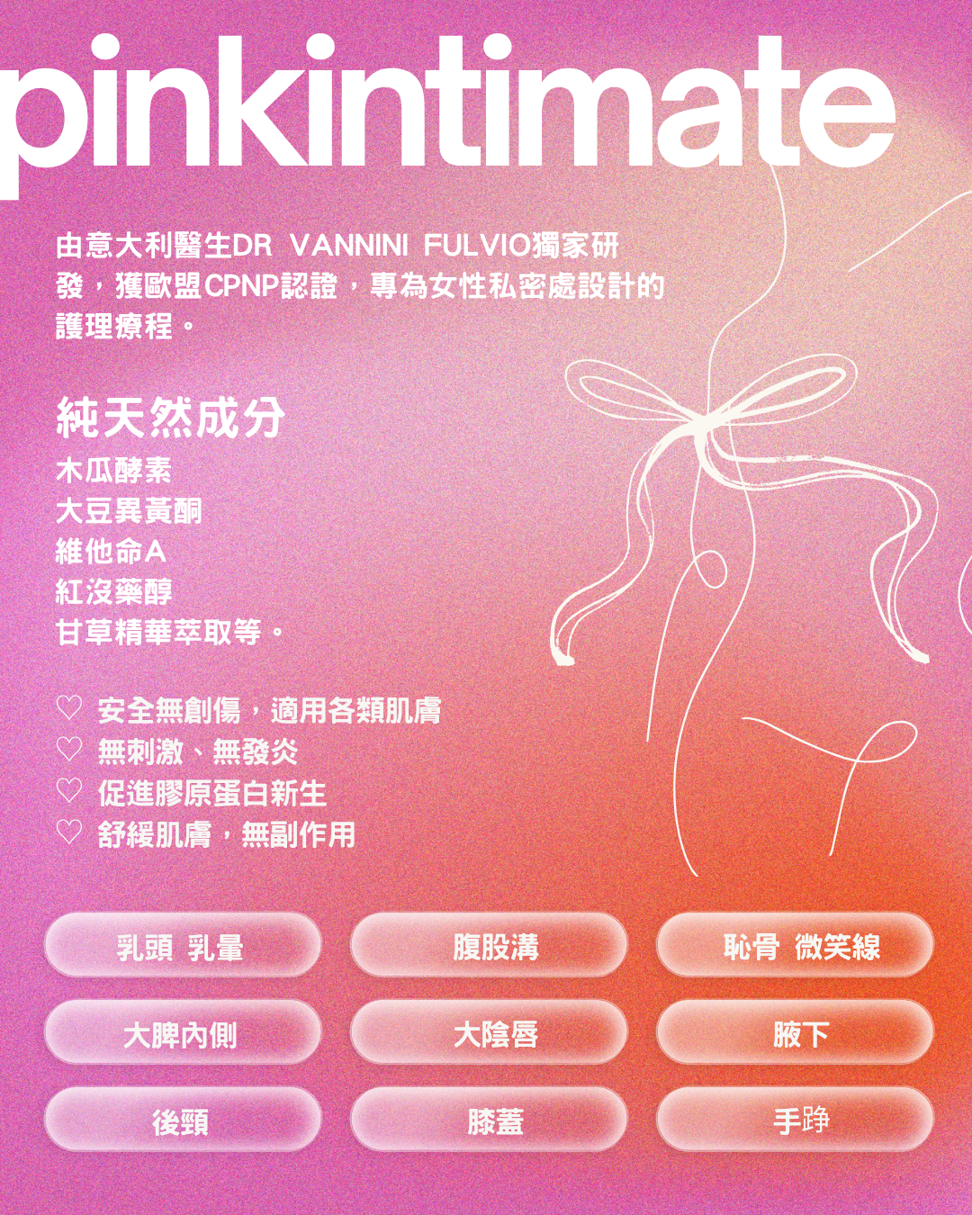 粉紅革命——意大利全天然粉嫩術