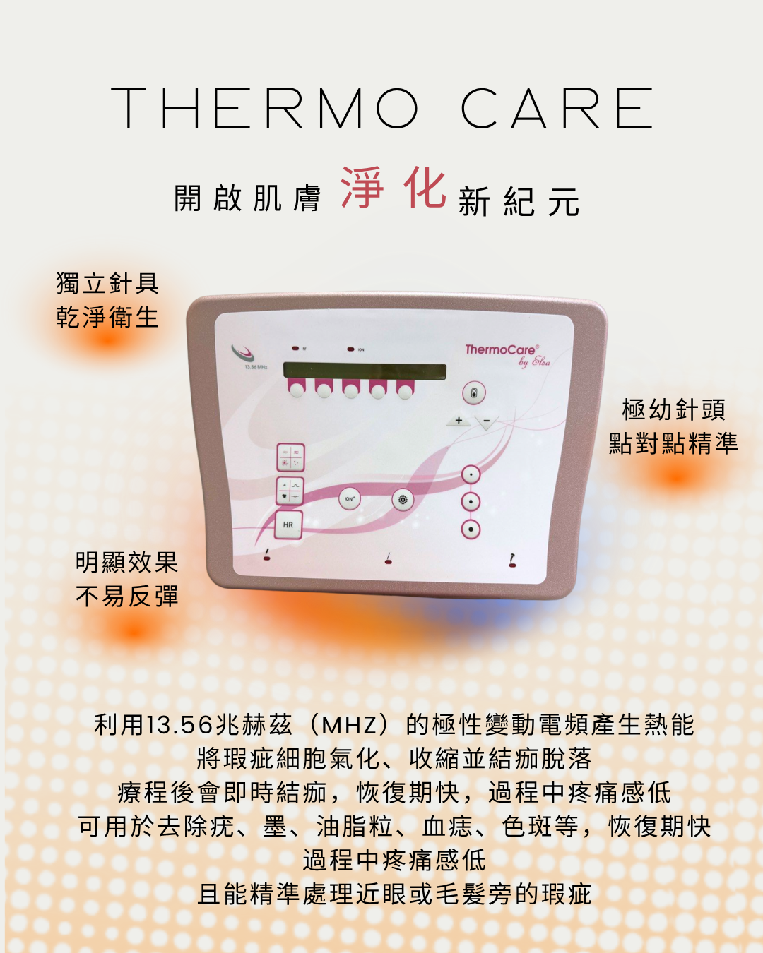 THERMO CARE 熱能氣化療程！脫疣專家！