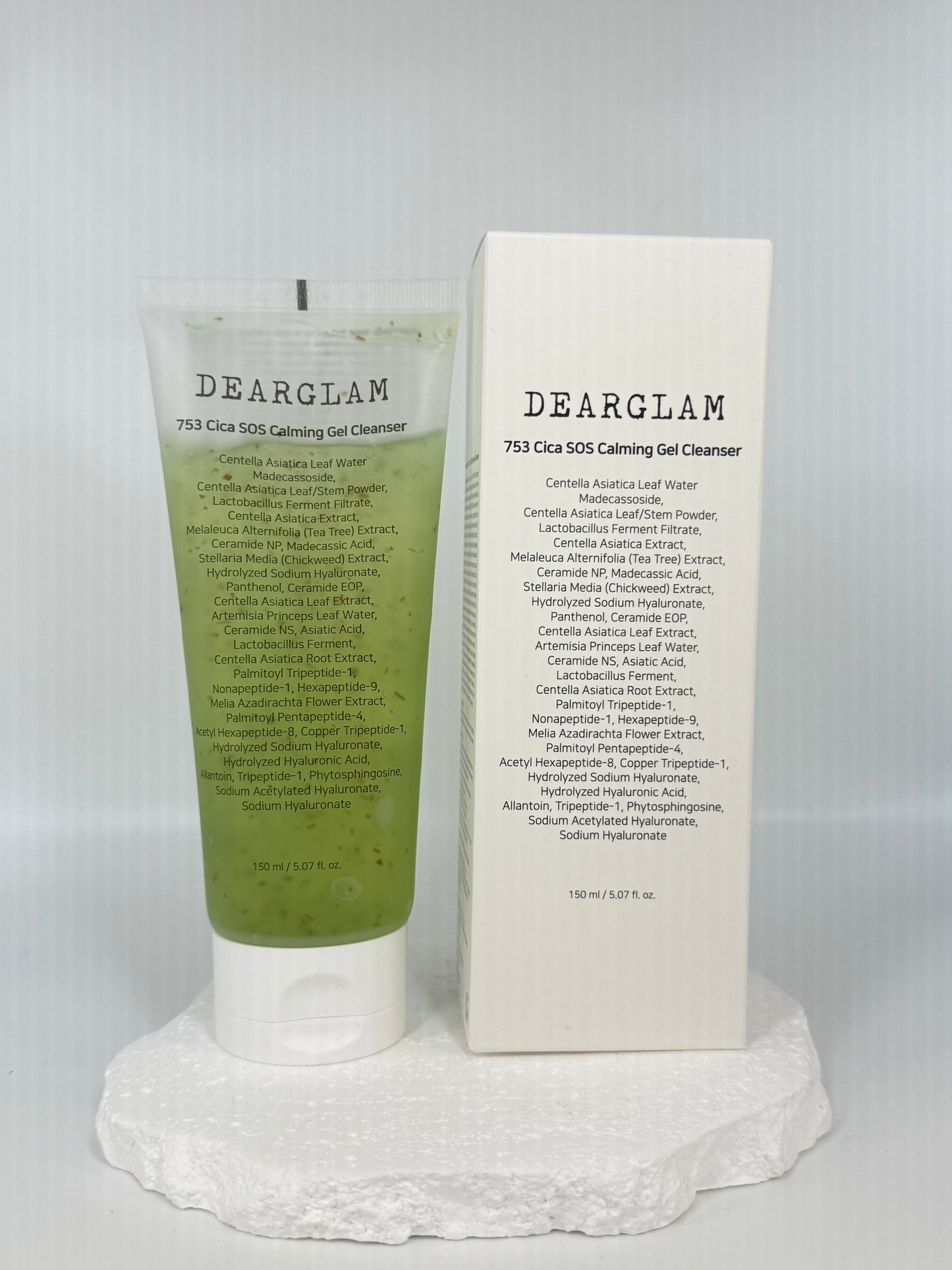 DEARGLAM
753 Cica SOS Calming Gel Cleanser 753 積雪草 SOS 舒緩潔面凝膠(150mL)