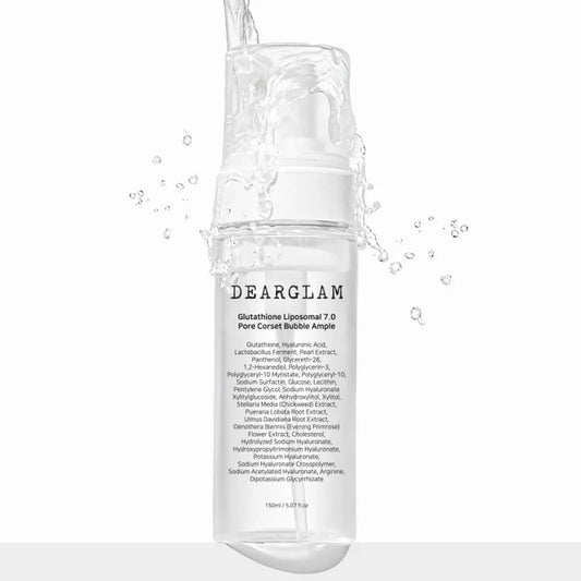 DEARGLAM Glutathione Liposomal 7.0Pore Corset Bubble Ample穀胱甘肽微脂體 7.0 毛孔緊緻束身衣泡泡安瓶 (150mL)